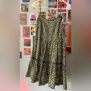 Urban Outfitters mini dress, Size M, Yellow and white flower print